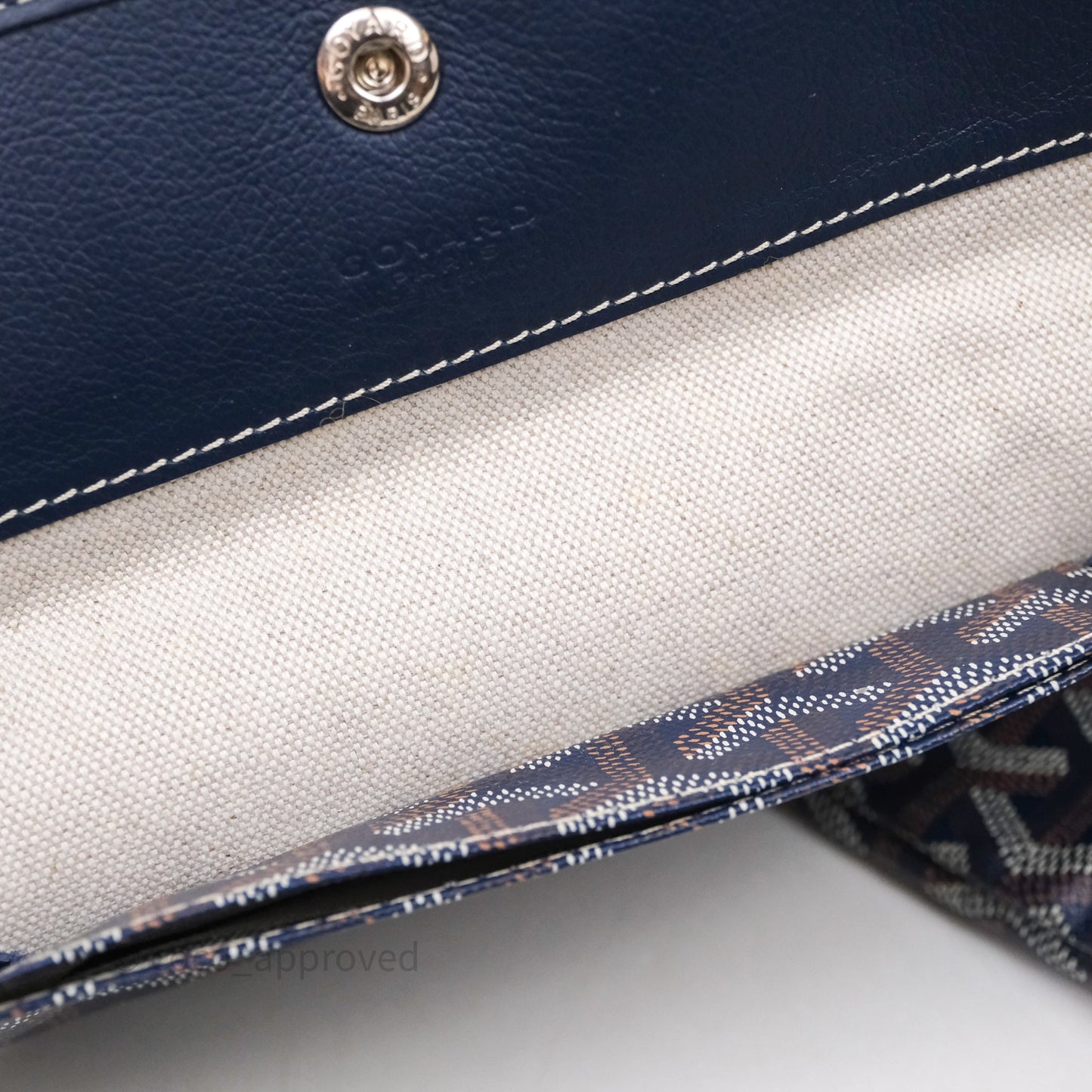 Goyard St Louis Tote PM Navy
