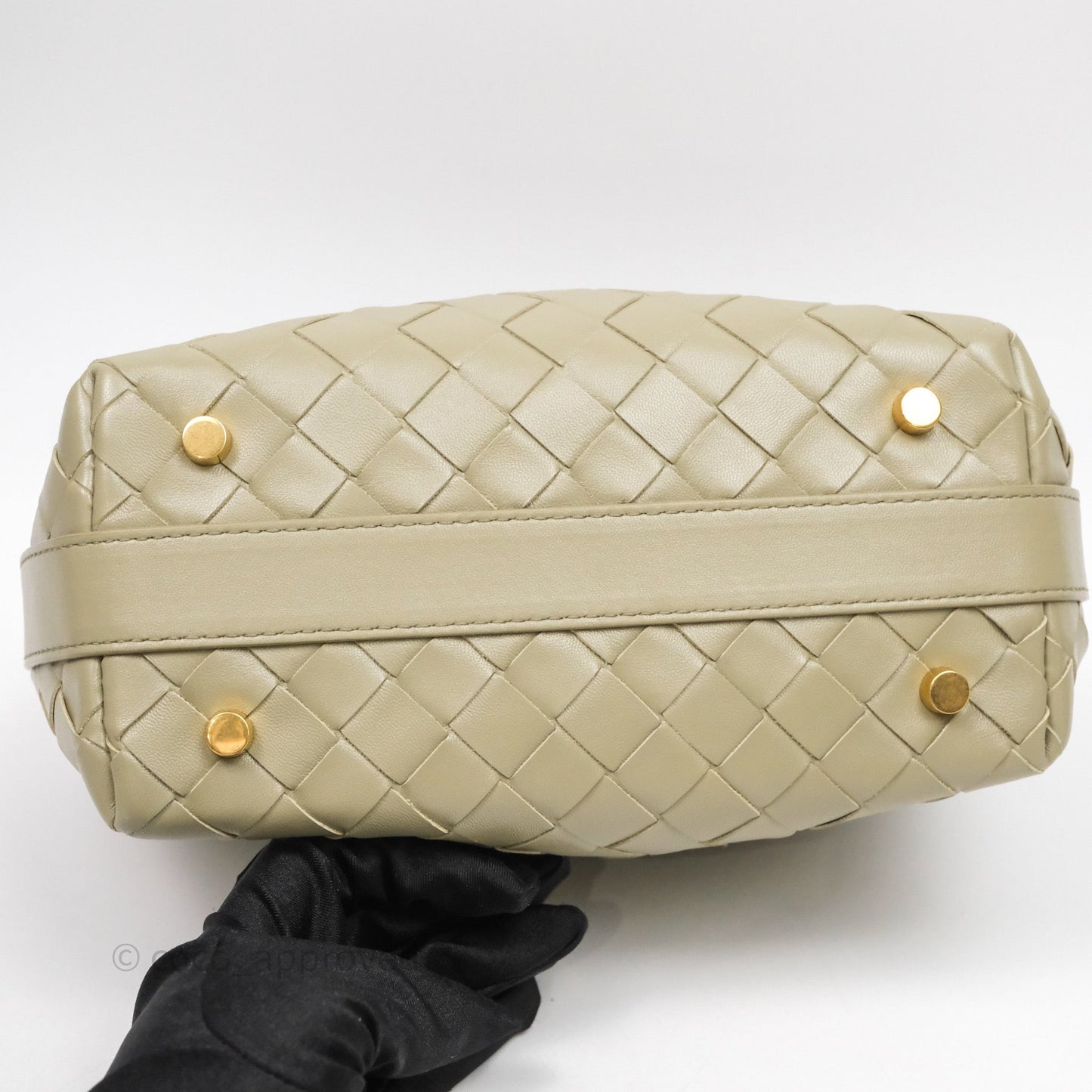 Bottega Veneta Wallace Bag Intrecciato Olive Green