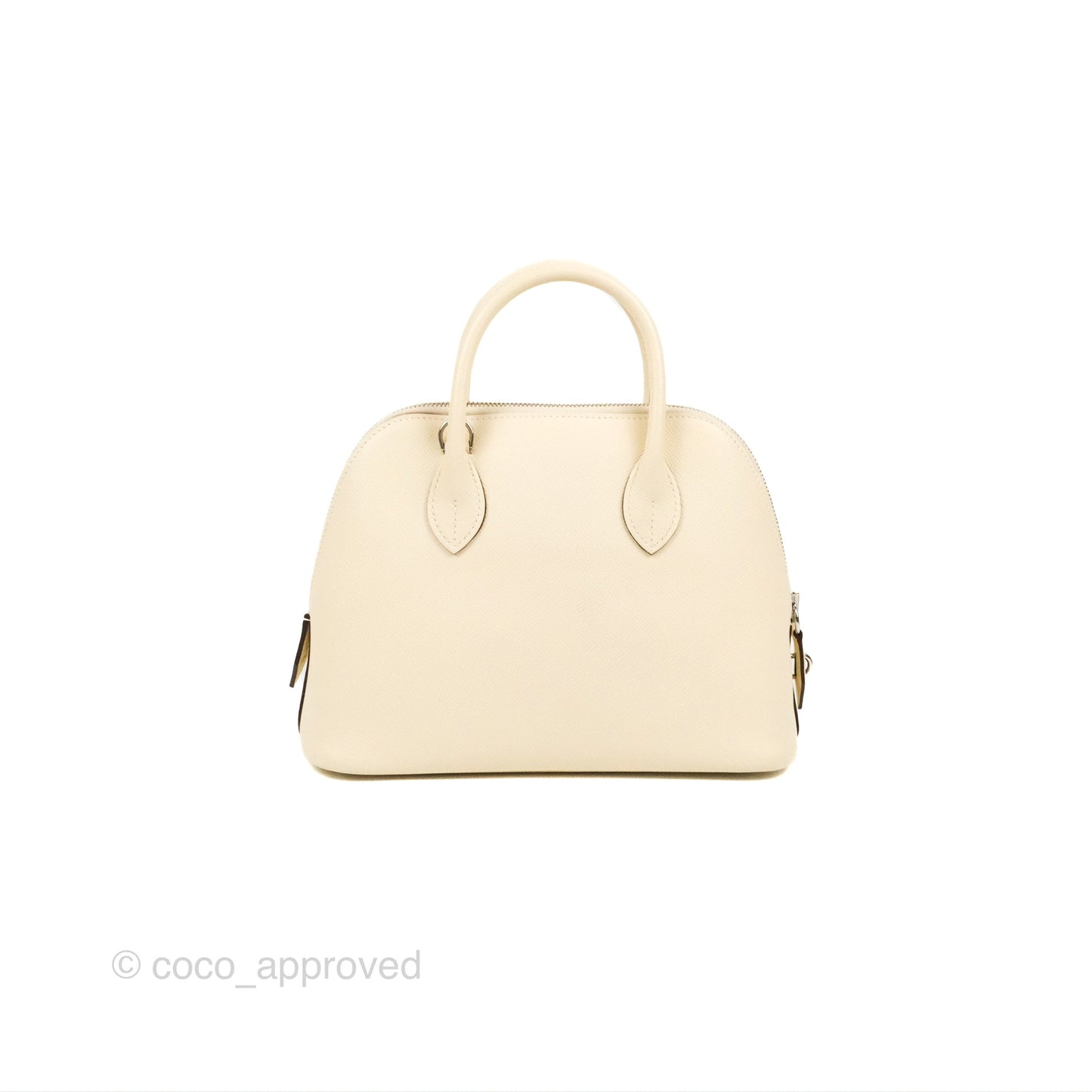 Hermès Bolide 1923 25 Nata Epsom Palladium Hardware