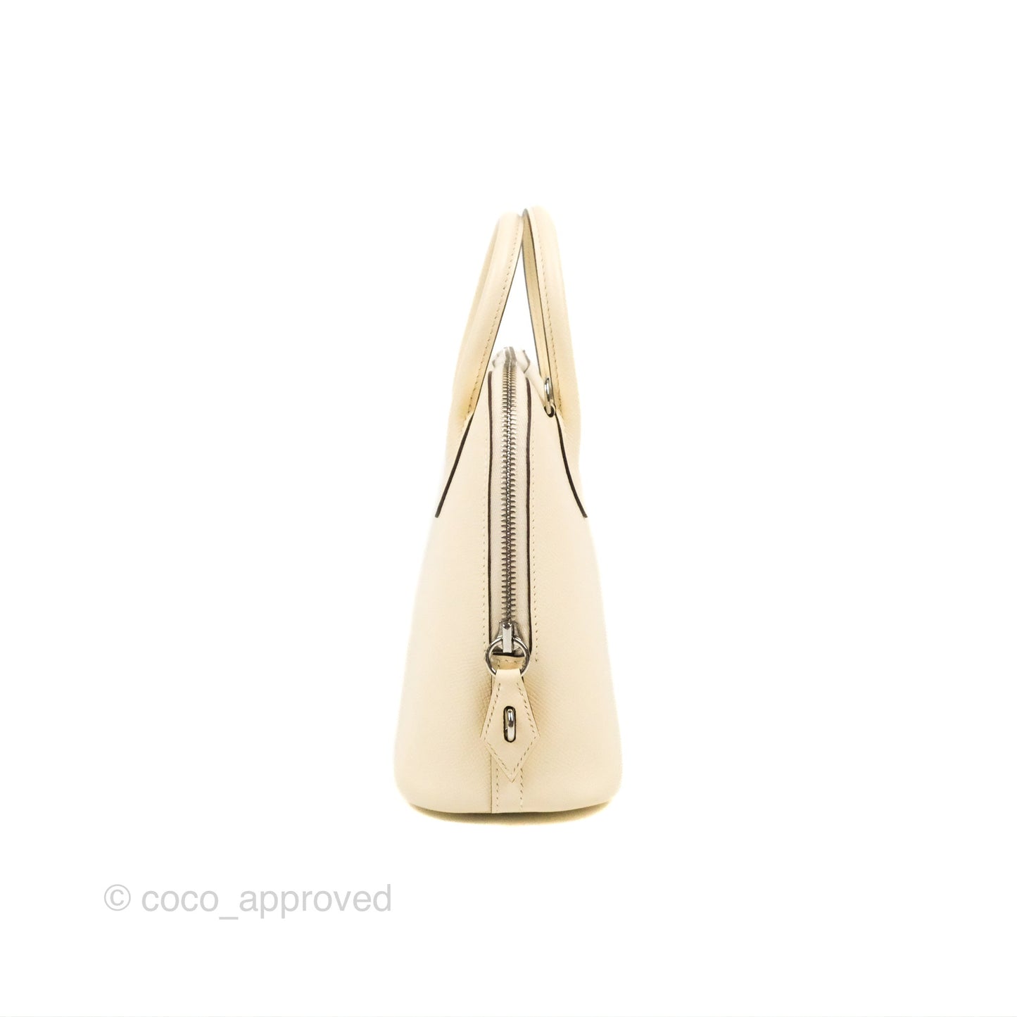 Hermès Bolide 1923 25 Nata Epsom Palladium Hardware