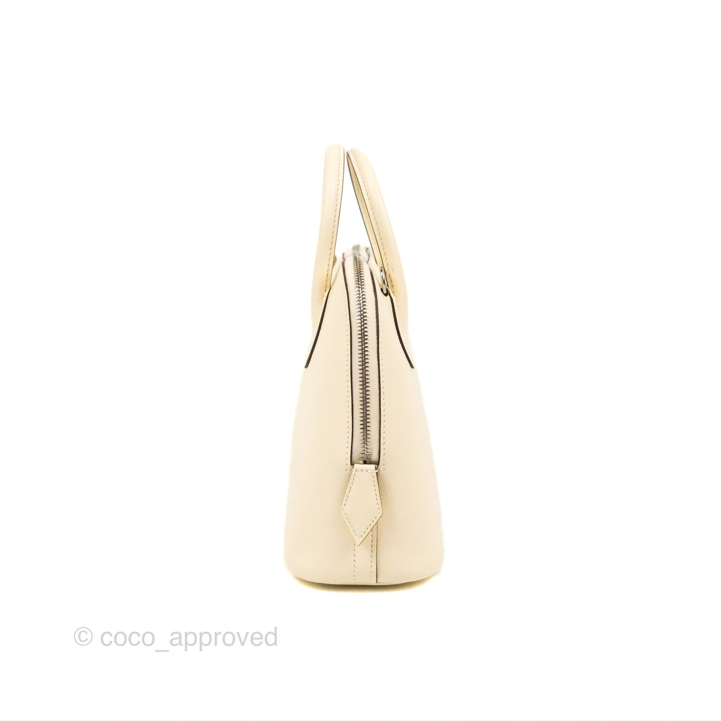 Hermès Bolide 1923 25 Nata Epsom Palladium Hardware