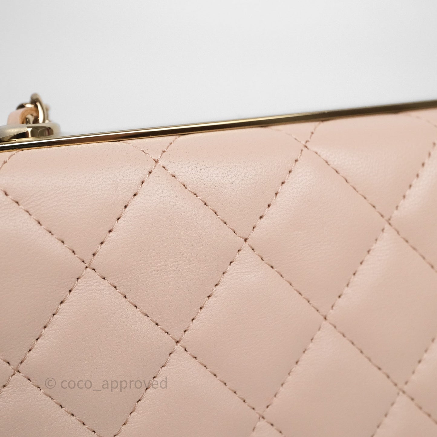 Chanel Trendy CC WOC Quilted Pink Lambskin Gold Hardware