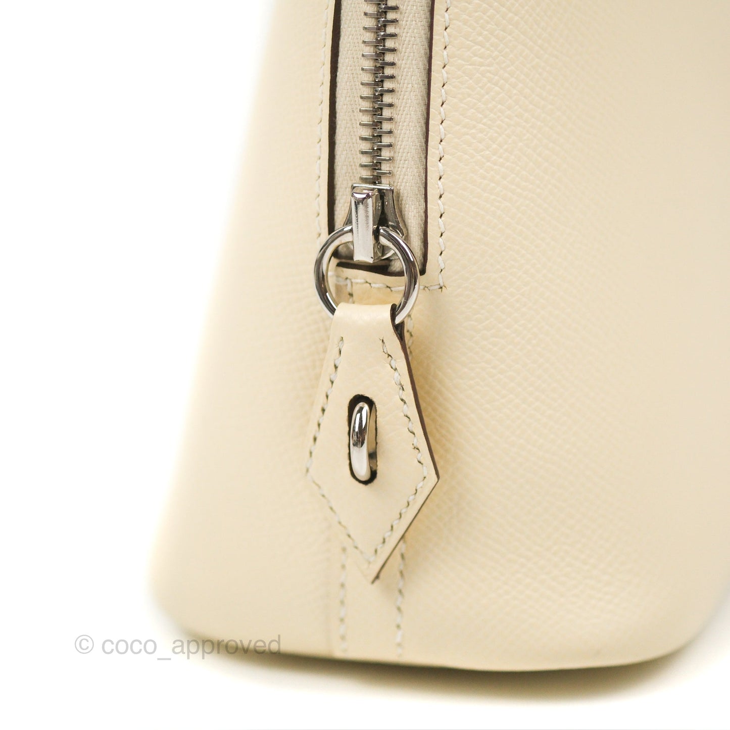 Hermès Bolide 1923 25 Nata Epsom Palladium Hardware