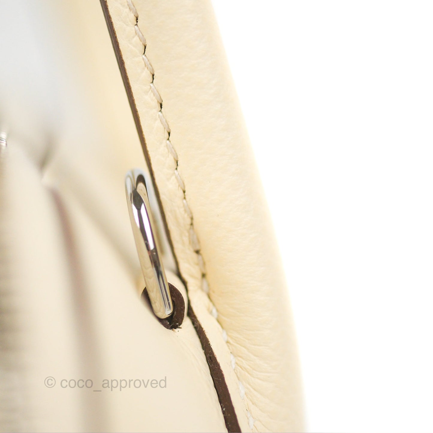 Hermès Bolide 1923 25 Nata Epsom Palladium Hardware