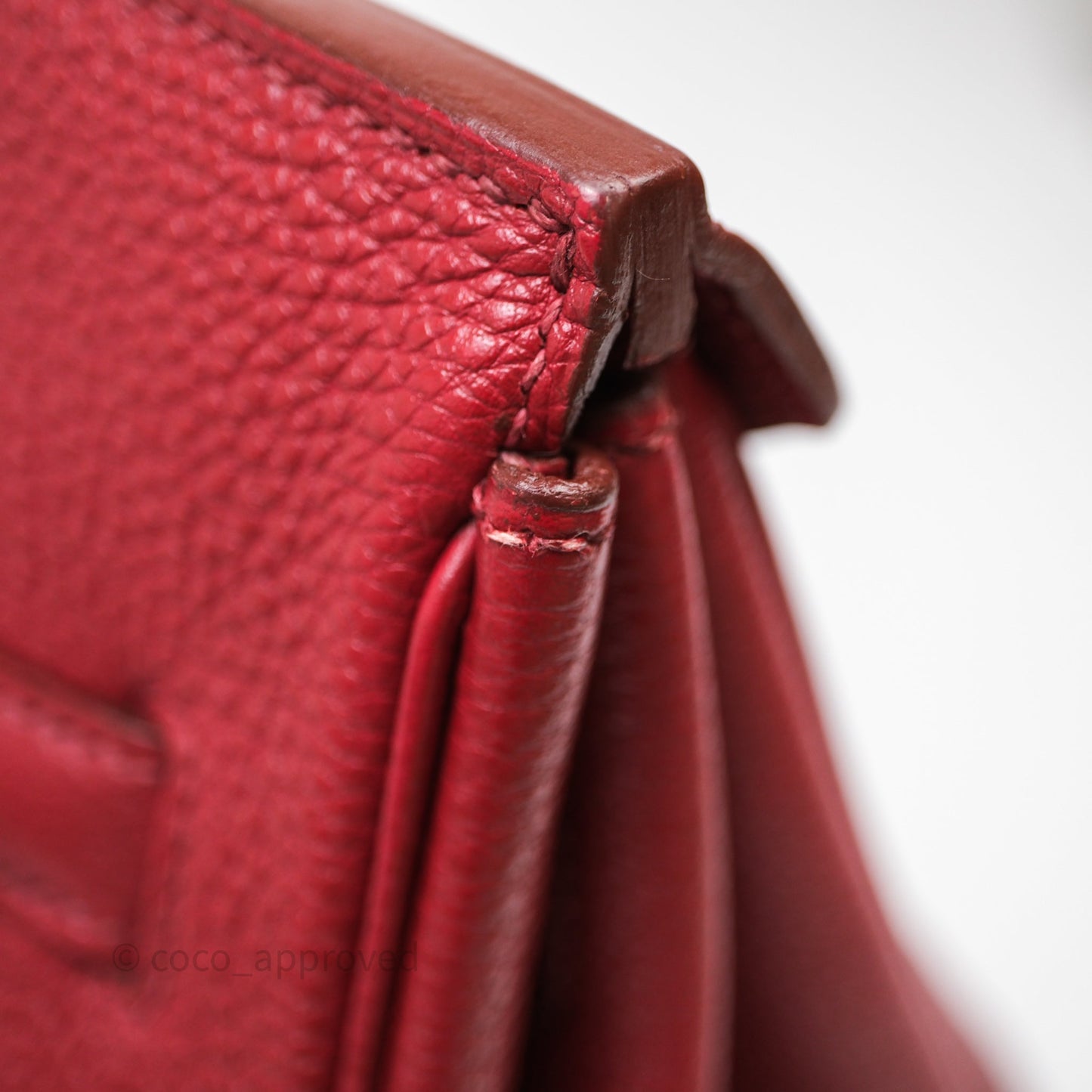 Hermès Birkin 35 Red Togo Gold Hardware