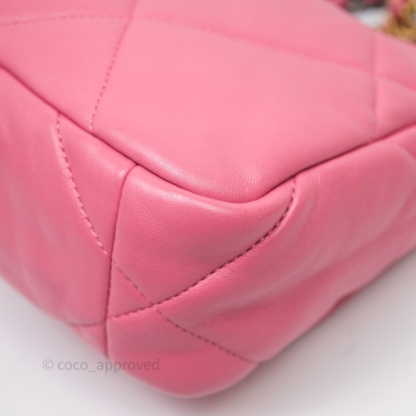 Chanel 19 Small Pink Mixed Hardware
