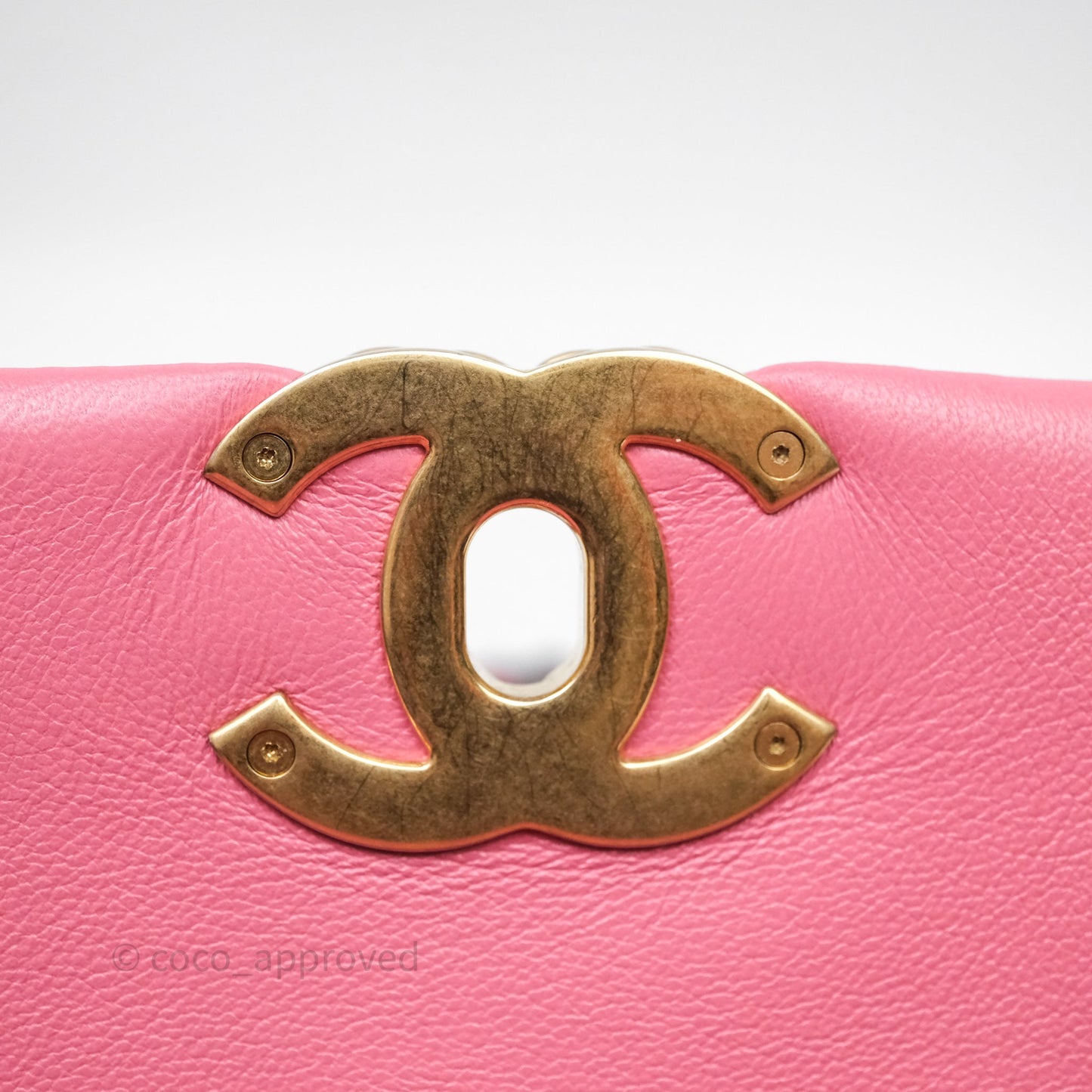 Chanel 19 Small Pink Mixed Hardware