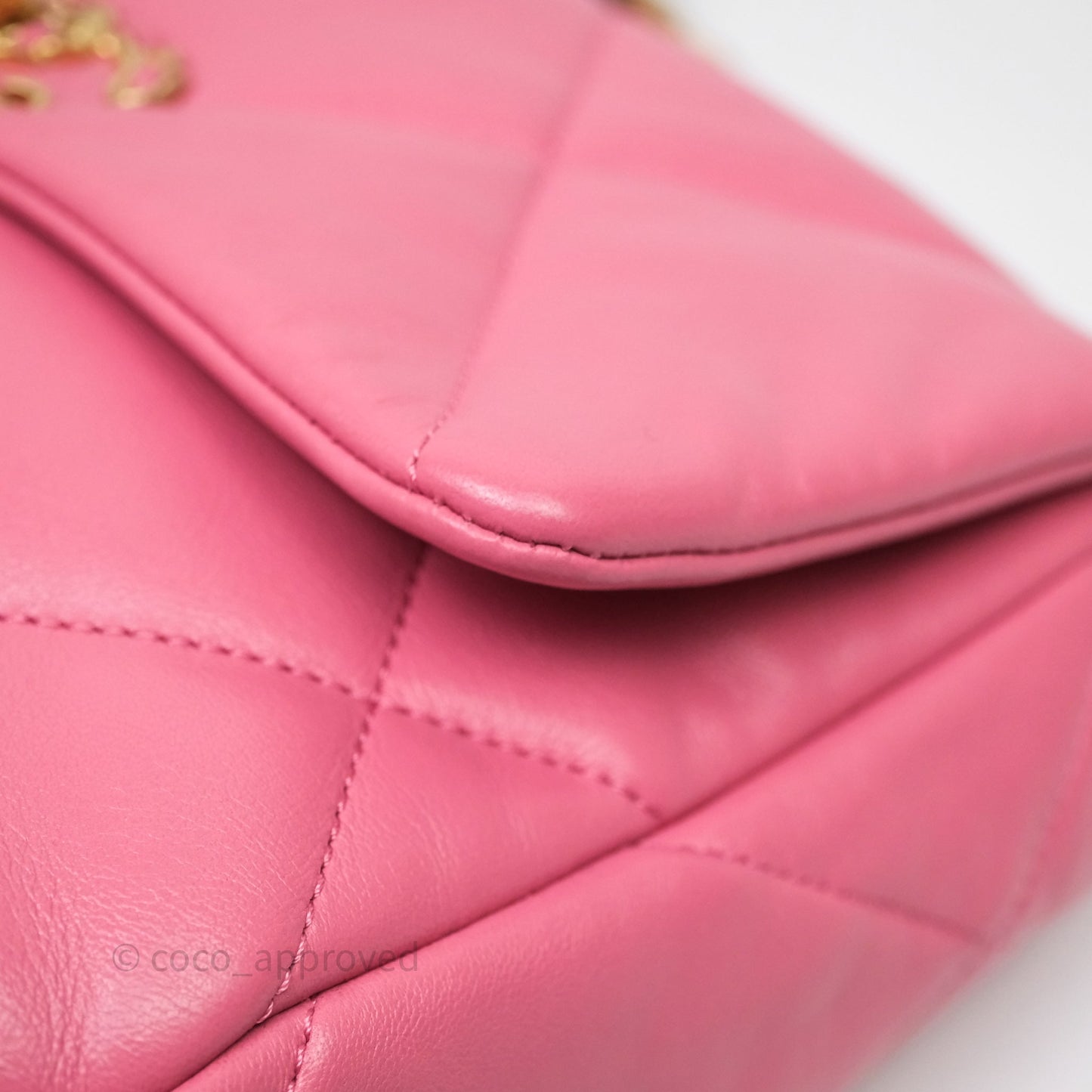 Chanel 19 Small Pink Mixed Hardware