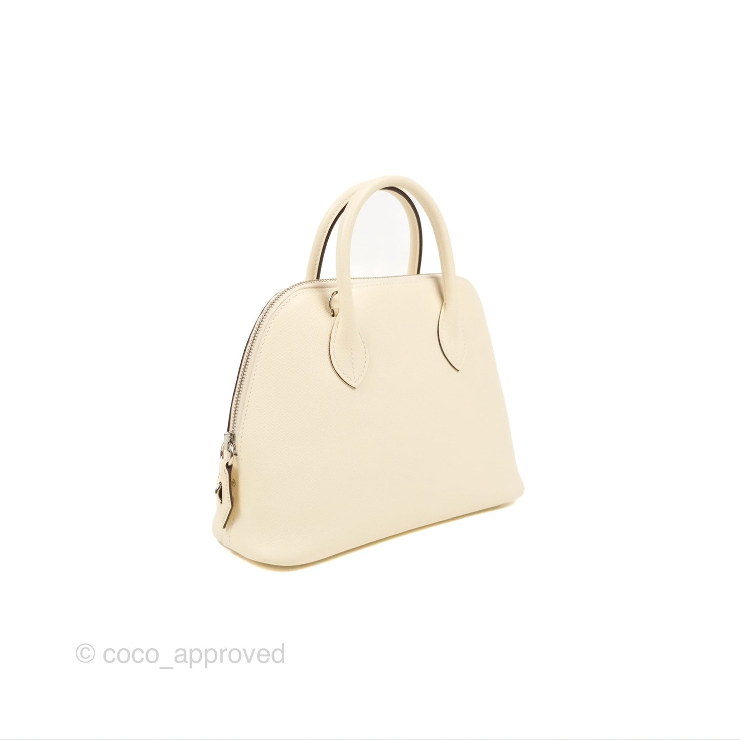 Hermès Bolide 1923 25 Nata Epsom Palladium Hardware
