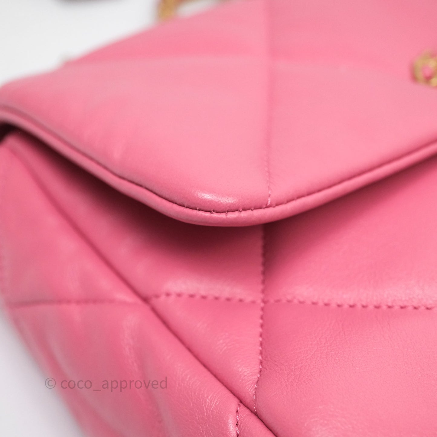 Chanel 19 Small Pink Mixed Hardware