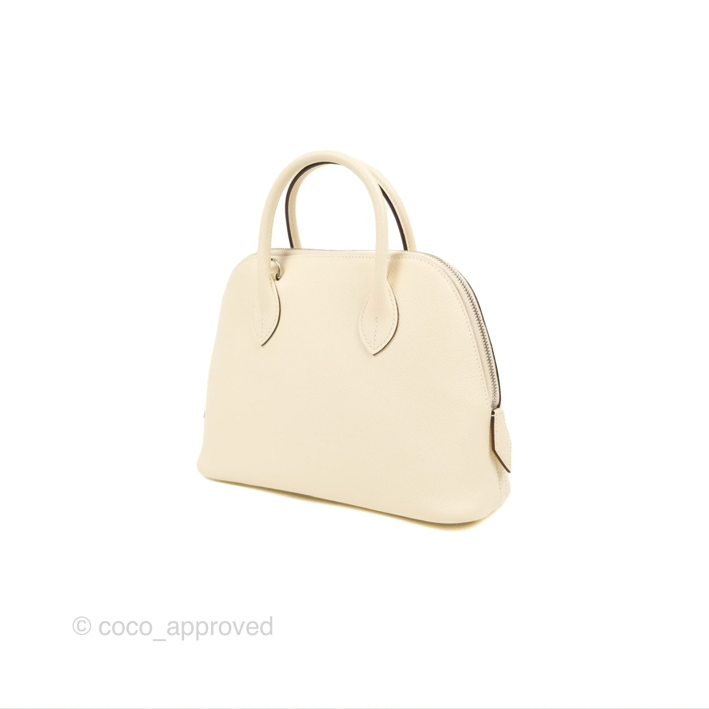Hermès Bolide 1923 25 Nata Epsom Palladium Hardware