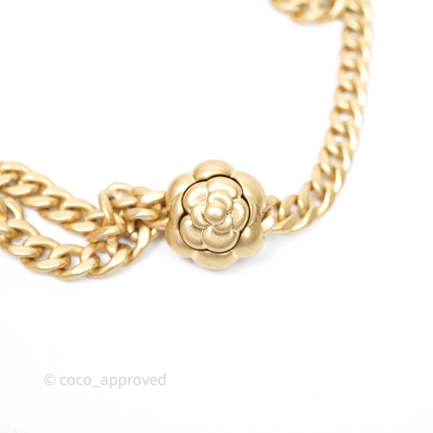 Chanel Mini Rectangular Flap with Camellia Adjustable Chain Black Lambskin Aged Gold Hardware