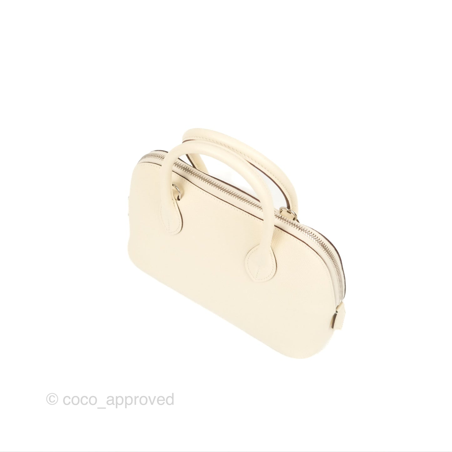 Hermès Bolide 1923 25 Nata Epsom Palladium Hardware