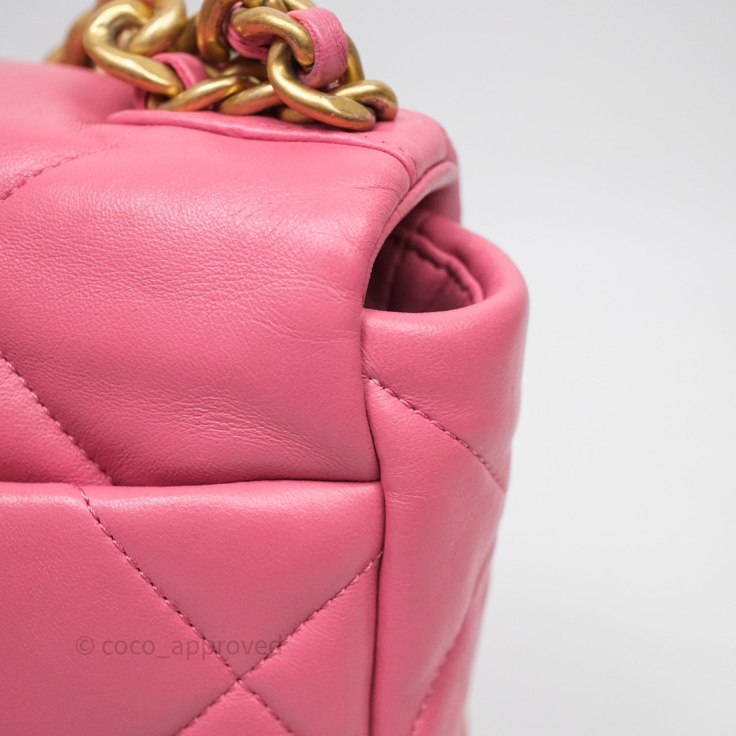 Chanel 19 Small Pink Mixed Hardware