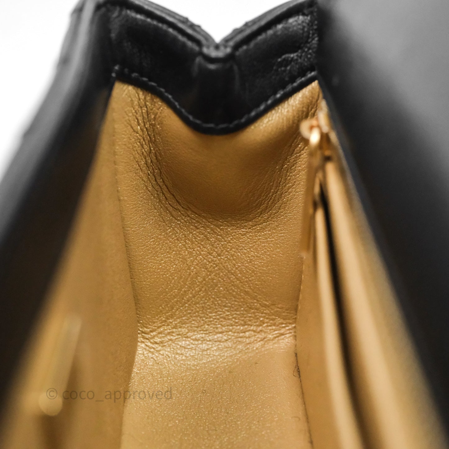 Chanel Mini Rectangular Flap with Camellia Adjustable Chain Black Lambskin Aged Gold Hardware