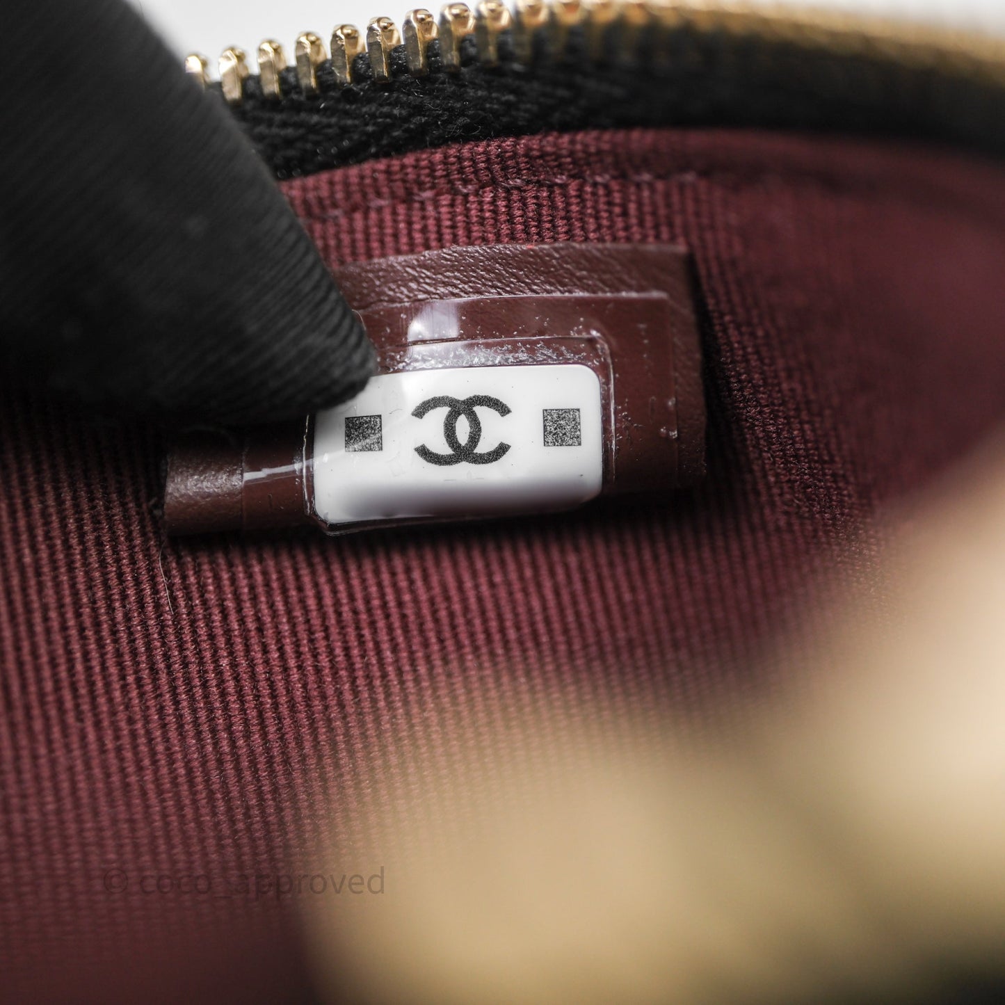 Chanel Top Handle Vanity with Chain Black Caviar Gold Hardware