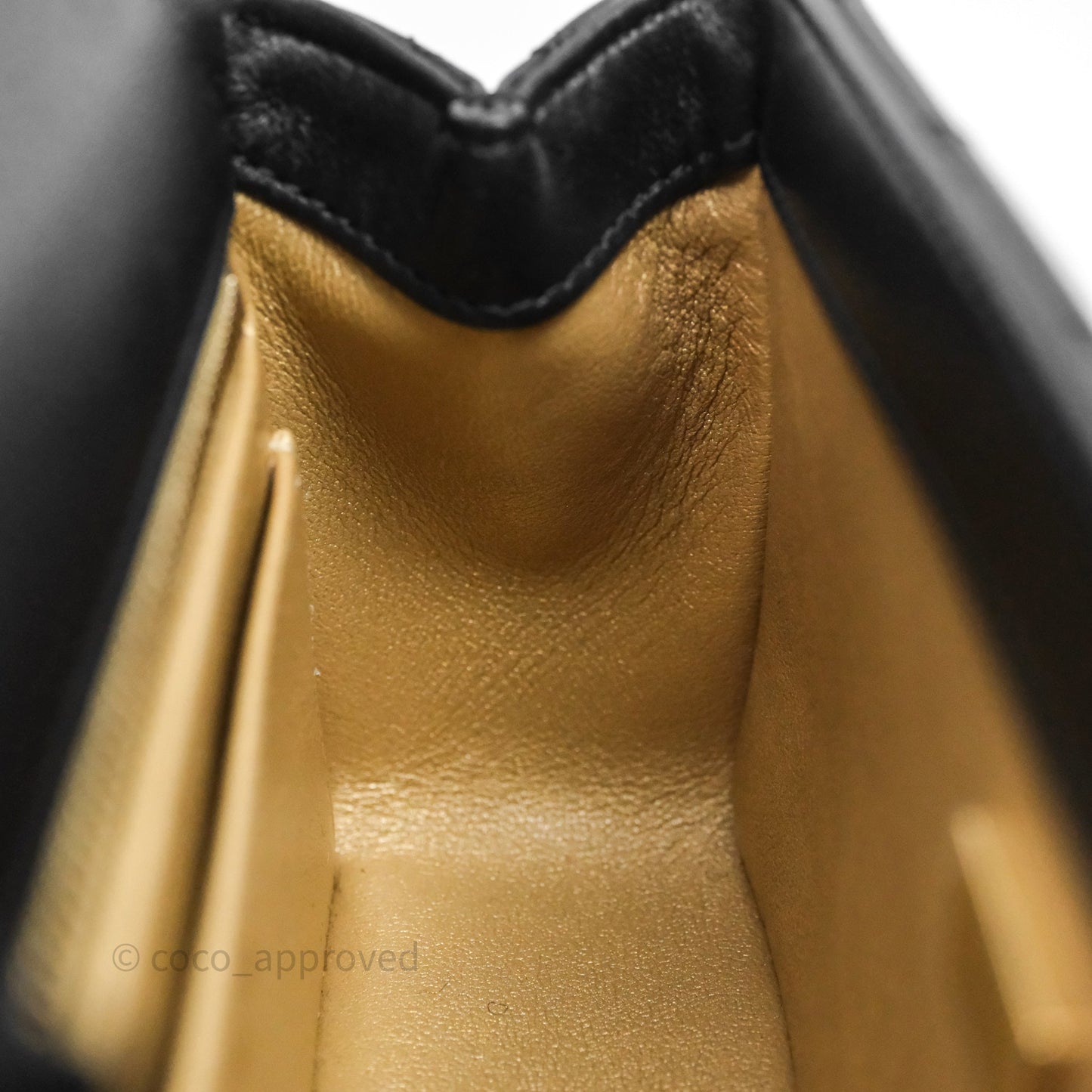 Chanel Mini Rectangular Flap with Camellia Adjustable Chain Black Lambskin Aged Gold Hardware