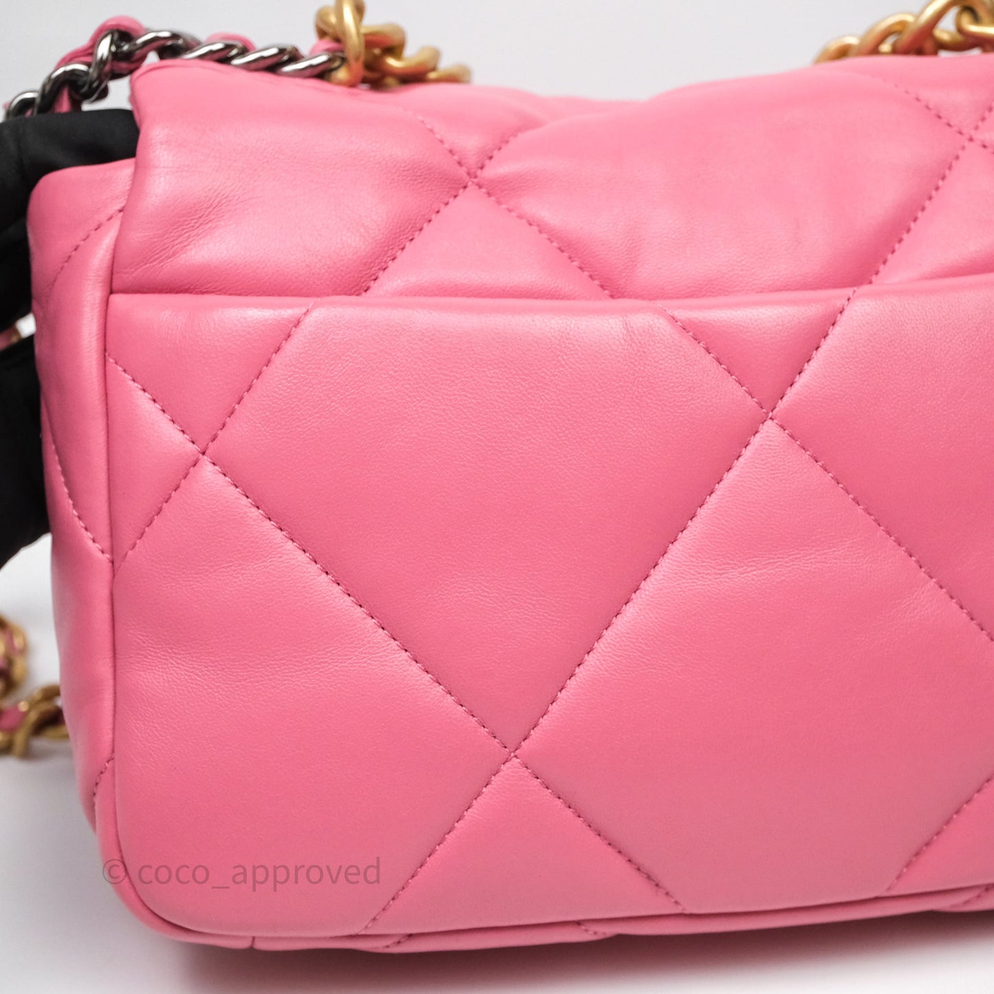 Chanel 19 Small Pink Mixed Hardware