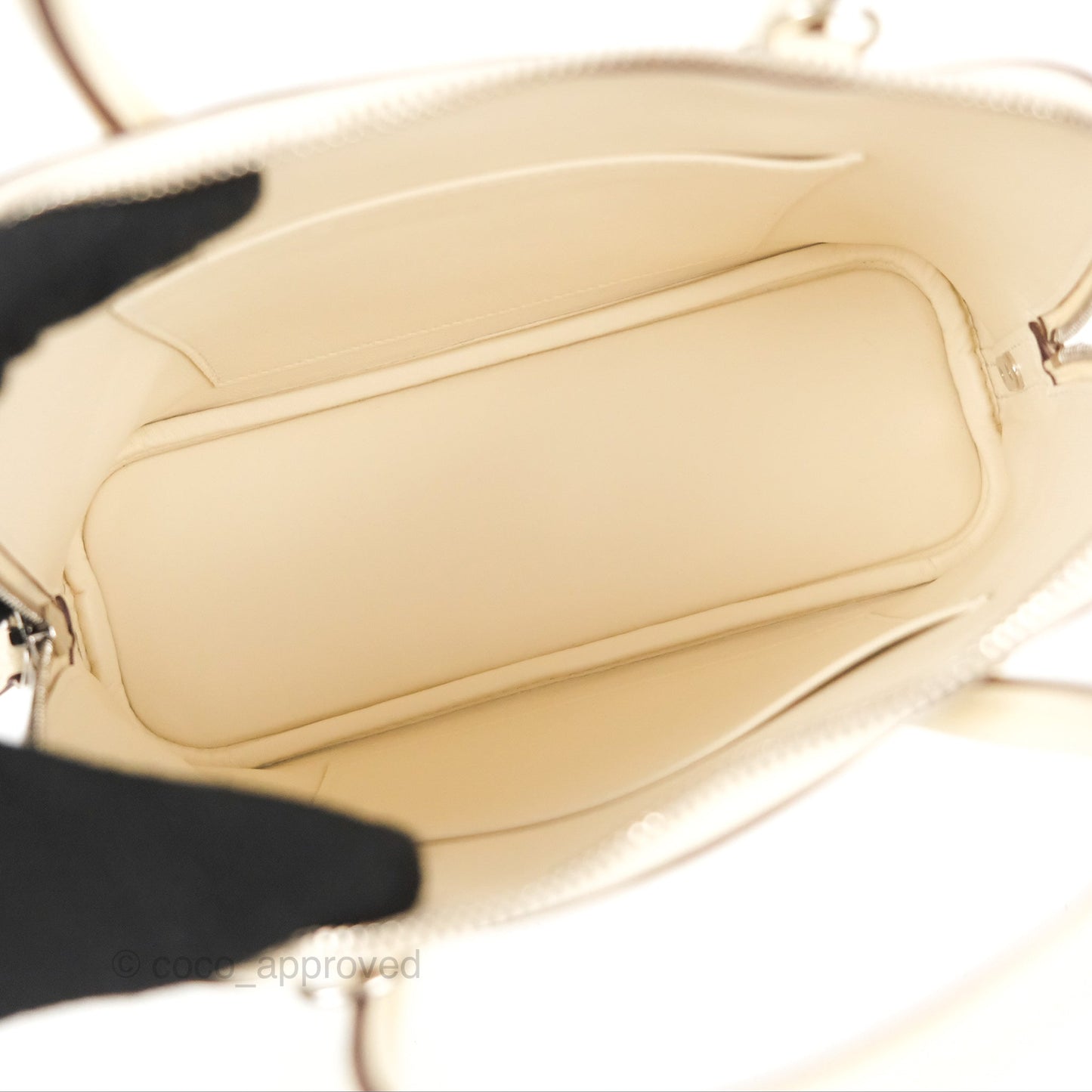 Hermès Bolide 1923 25 Nata Epsom Palladium Hardware