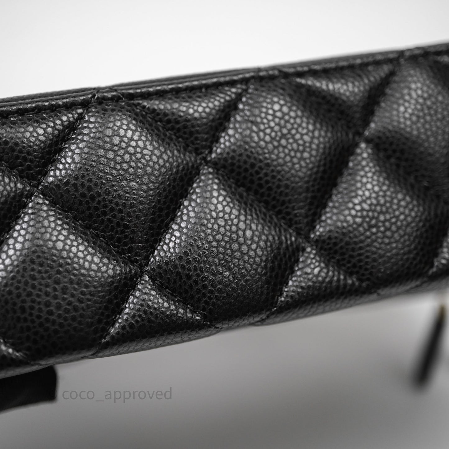 Chanel Top Handle Vanity with Chain Black Caviar Gold Hardware