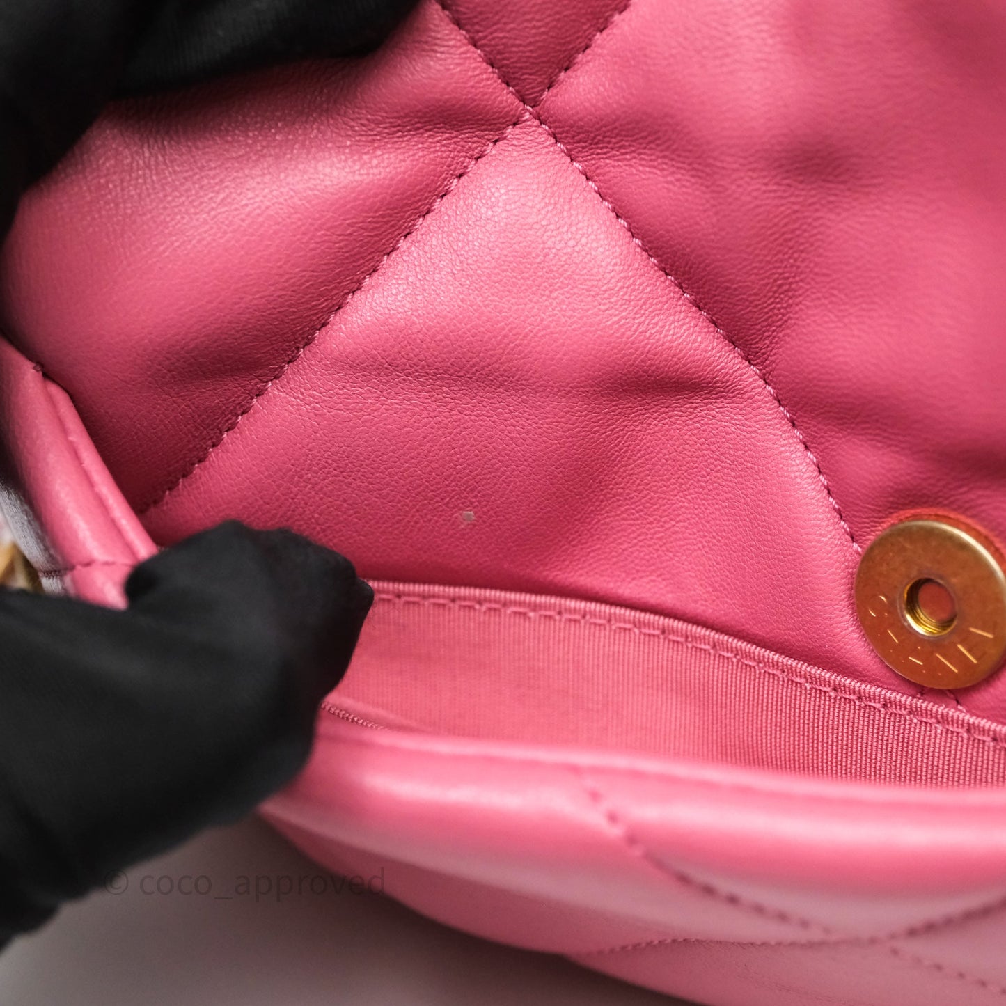 Chanel 19 Small Pink Mixed Hardware