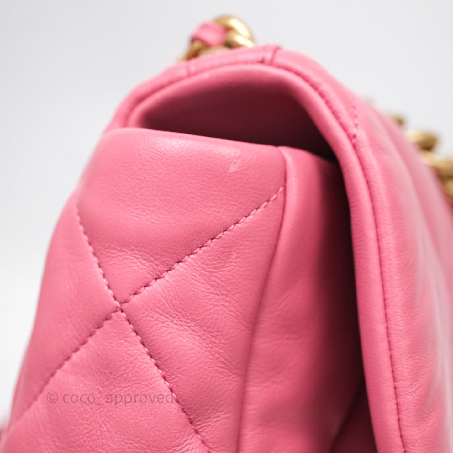 Chanel 19 Small Pink Mixed Hardware