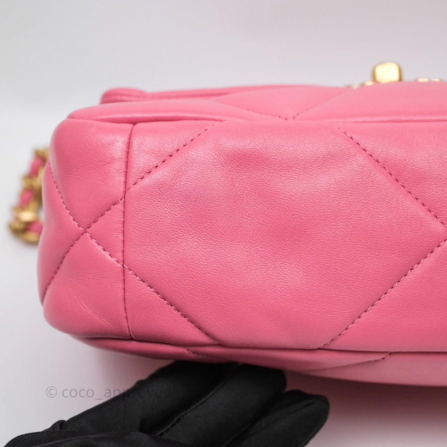 Chanel 19 Small Pink Mixed Hardware