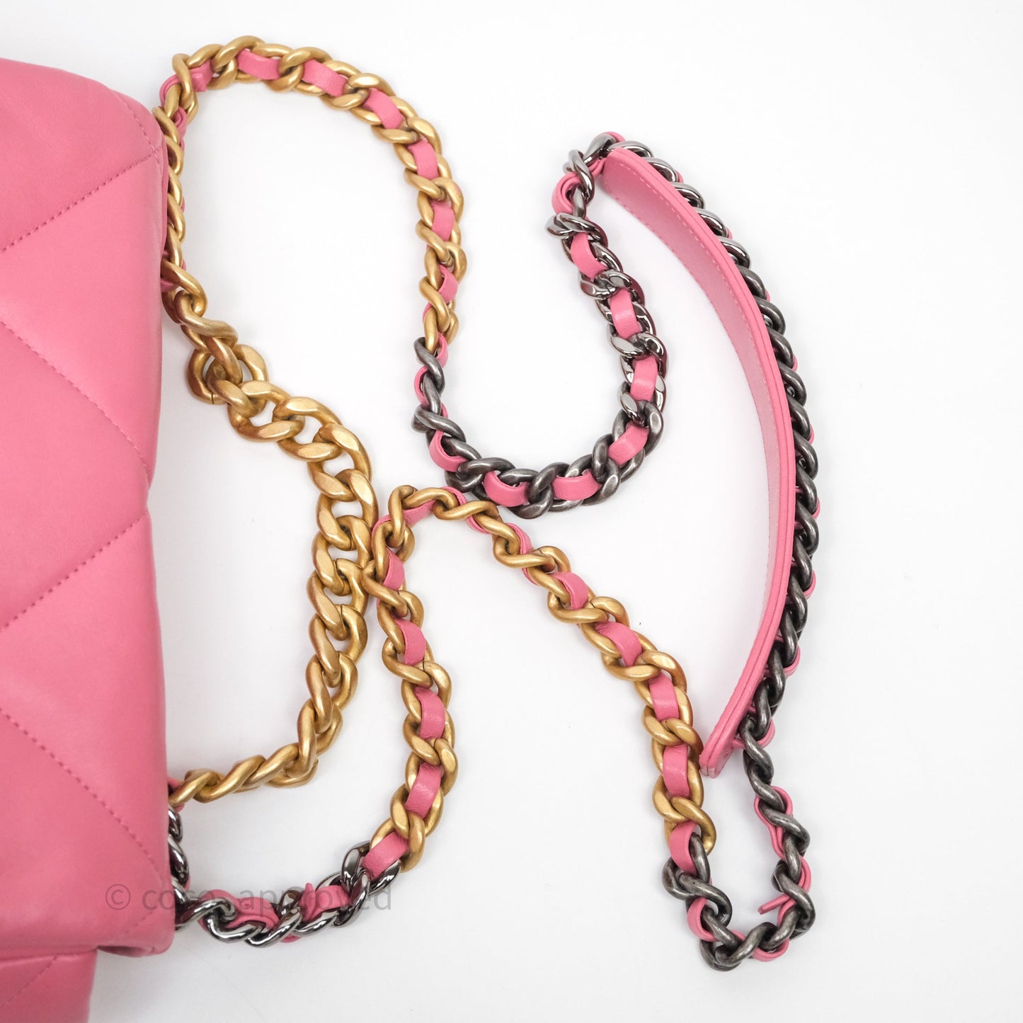 Chanel 19 Small Pink Mixed Hardware