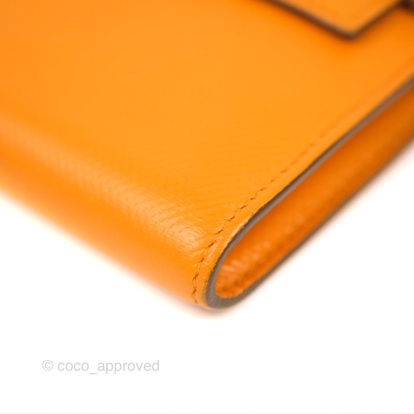 Hermès Kelly Long Wallet Jaune d'or Grain d’H Palladium Hardware