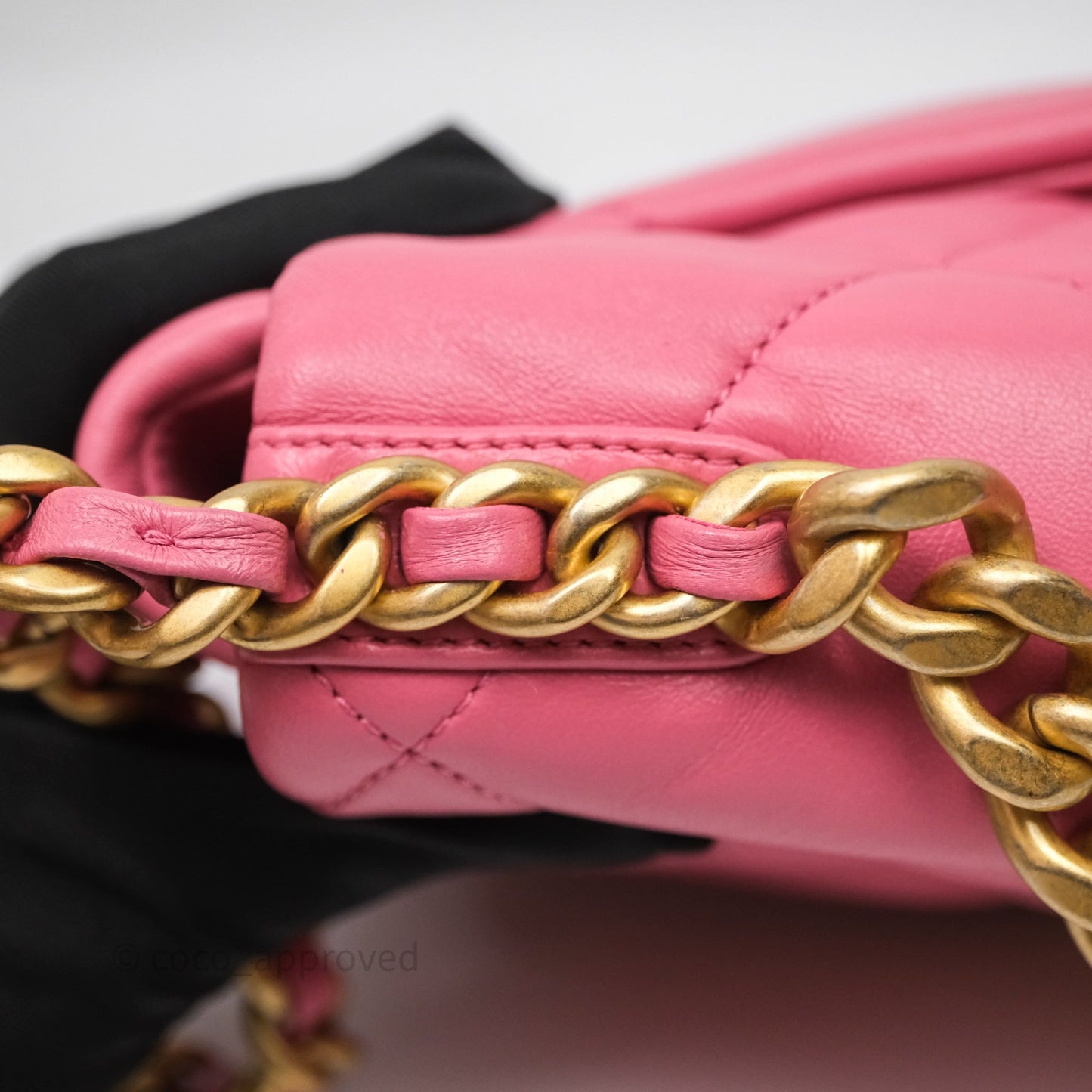 Chanel 19 Small Pink Mixed Hardware