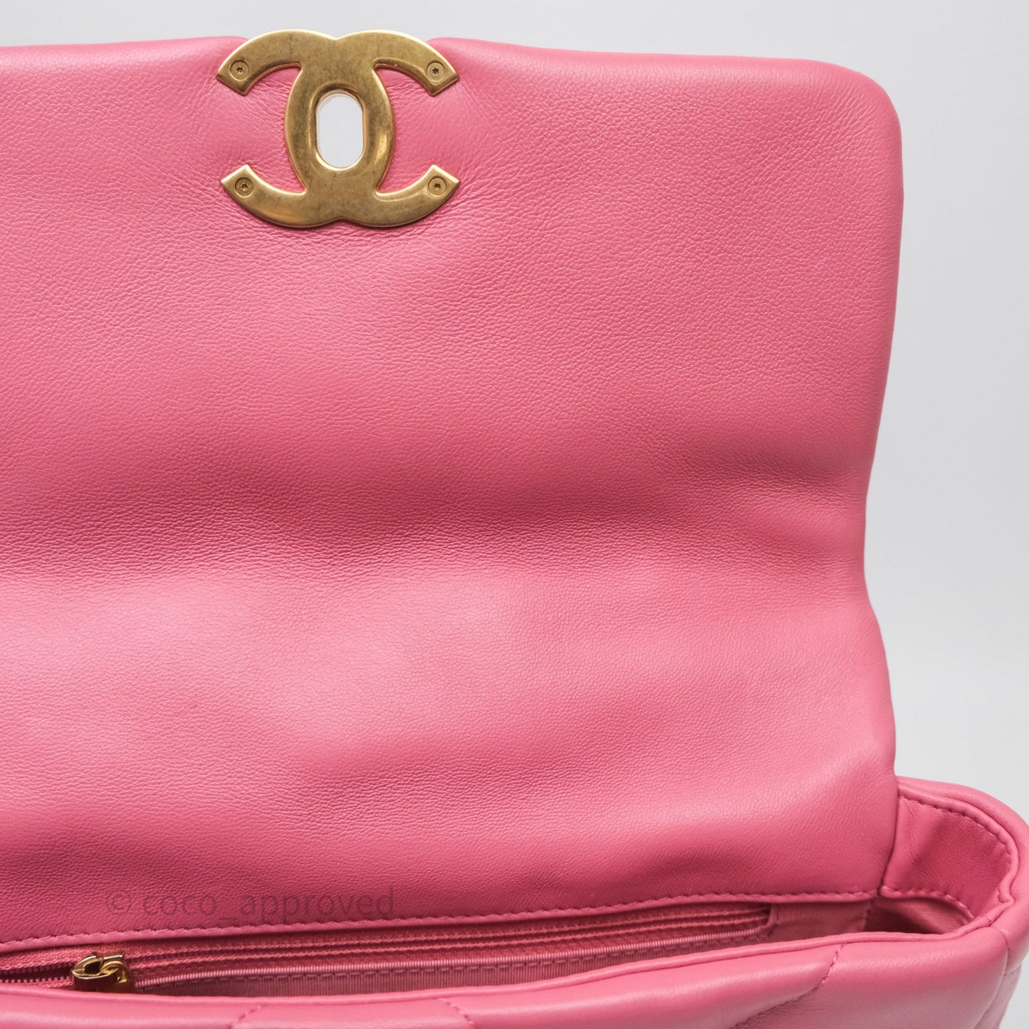 Chanel 19 Small Pink Mixed Hardware