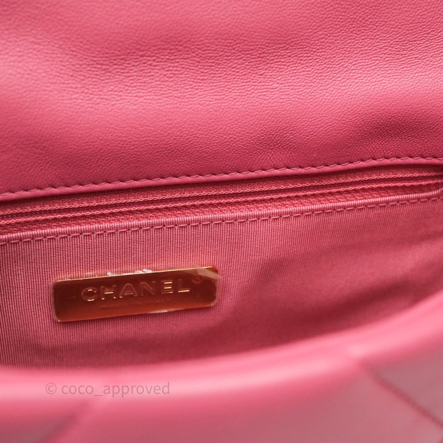 Chanel 19 Small Pink Mixed Hardware