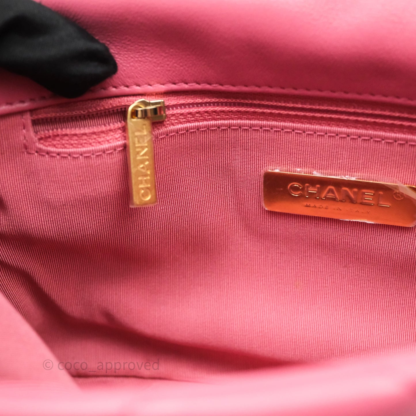 Chanel 19 Small Pink Mixed Hardware