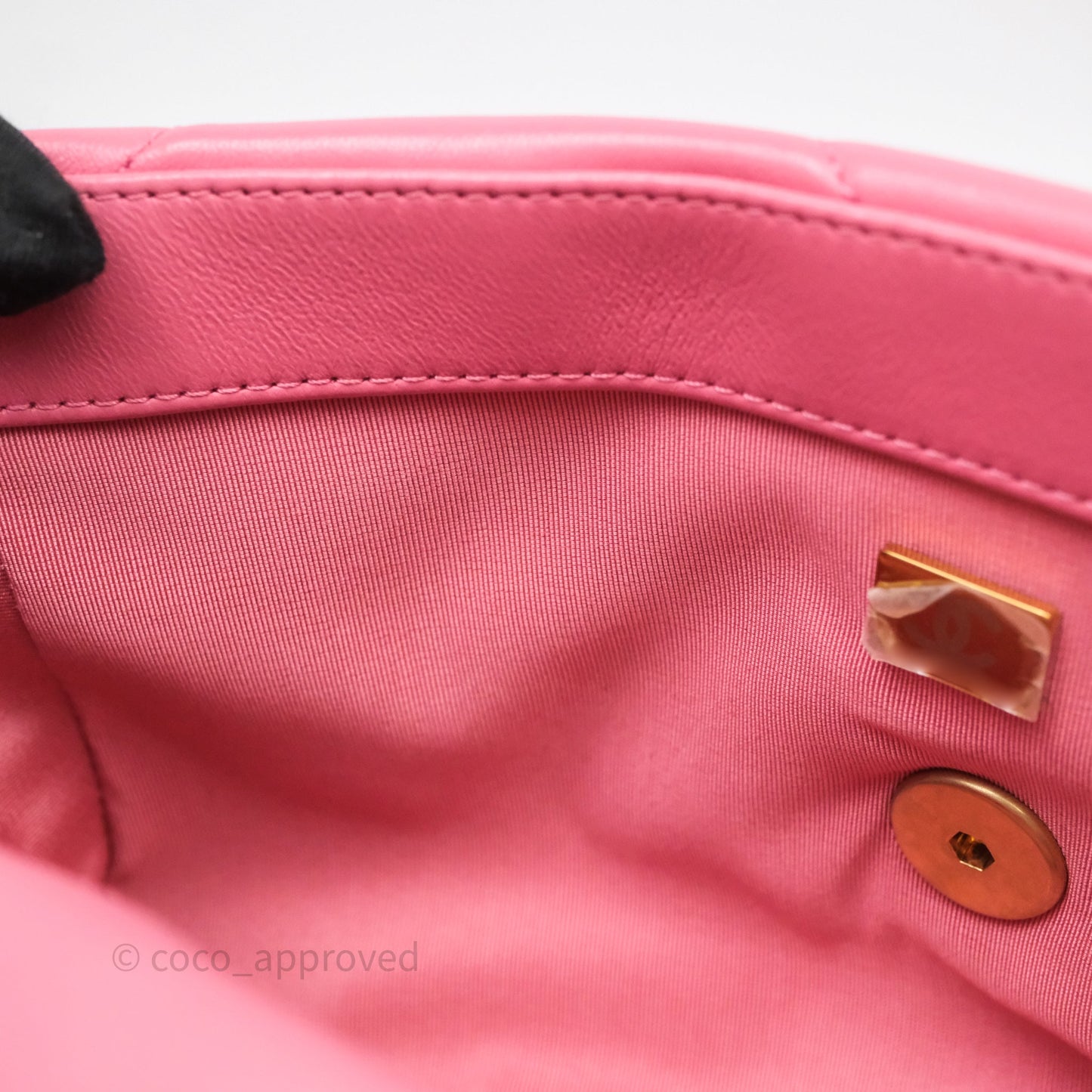 Chanel 19 Small Pink Mixed Hardware