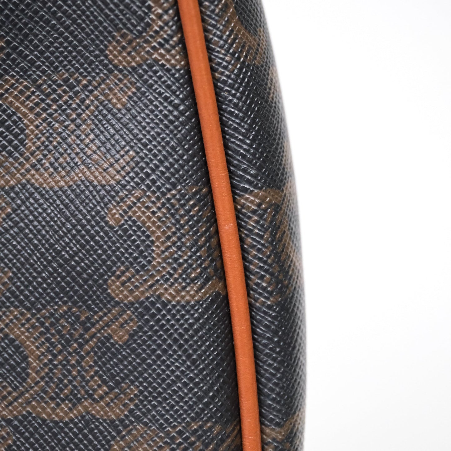 Celine Ava Bag In Triomphe Canvas Calfskin Tan