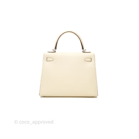 Hermes Kelly 25 Nata I2 Epsom Palladium Hardware