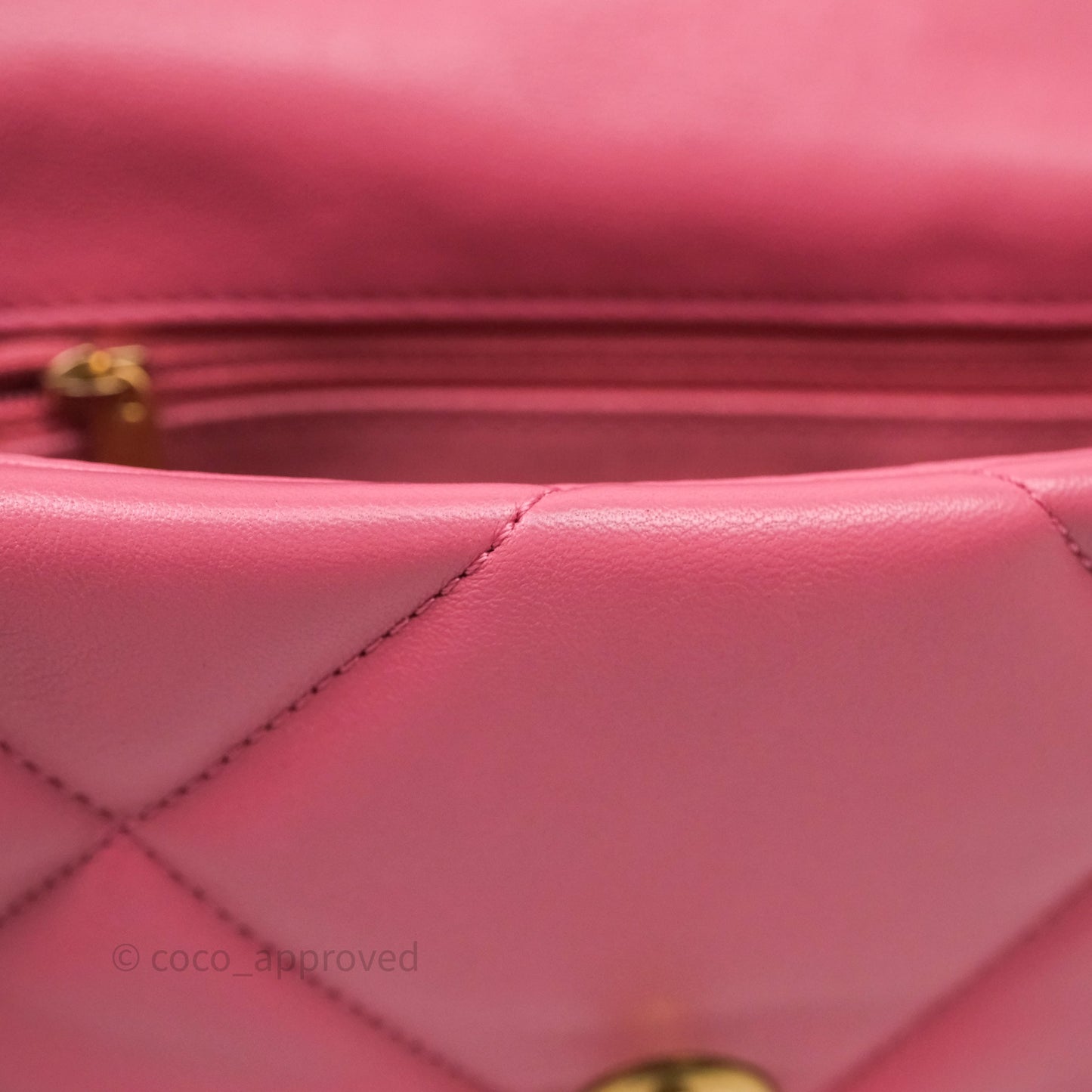 Chanel 19 Small Pink Mixed Hardware