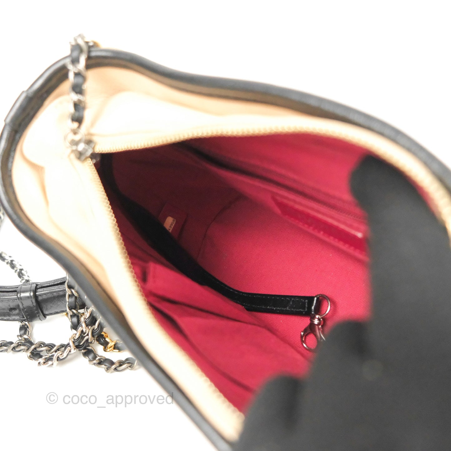 Chanel Small Gabrielle Hobo Quilted Beige Aged Calfskin