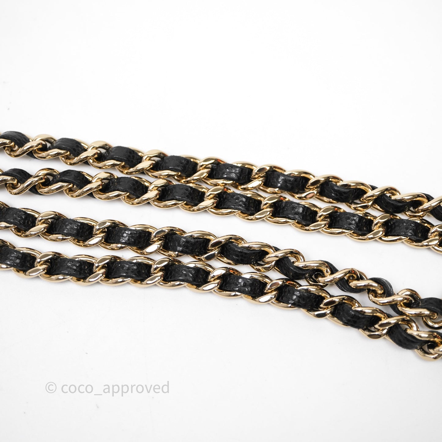 Chanel Top Handle Vanity with Chain Black Caviar Gold Hardware