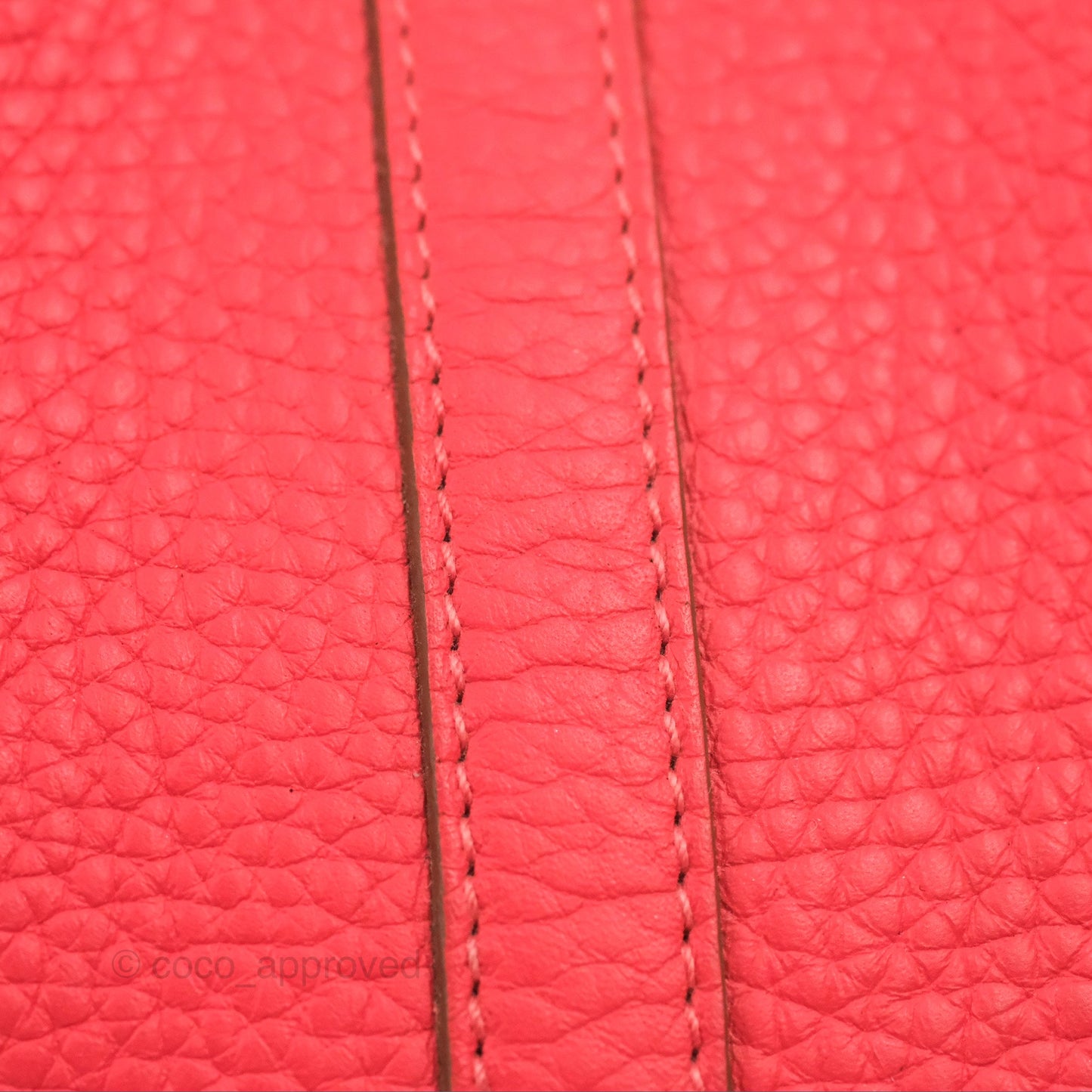 Hermès Picotin 22 Rouge Pivoine Clemence Palladium Hardware