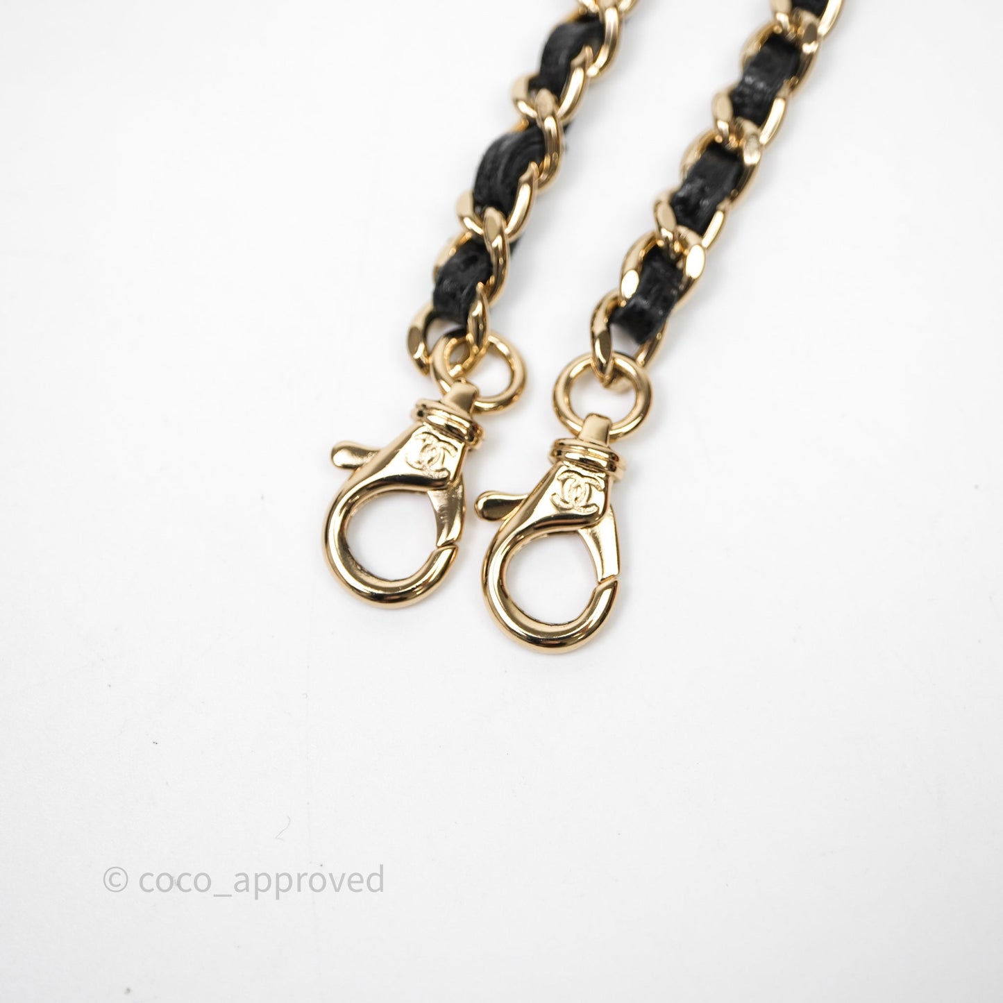 Chanel Top Handle Vanity with Chain Black Caviar Gold Hardware