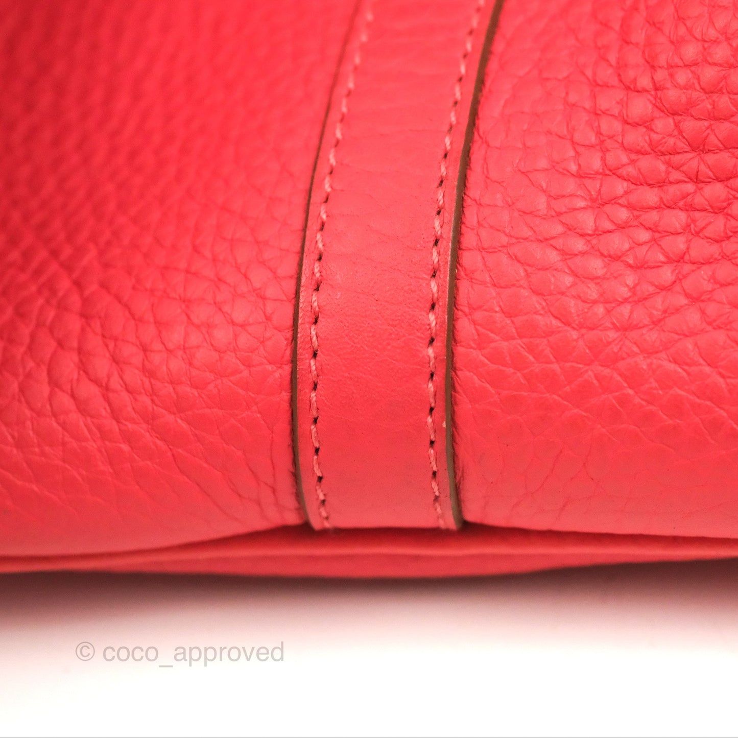 Hermès Picotin 22 Rouge Pivoine Clemence Palladium Hardware