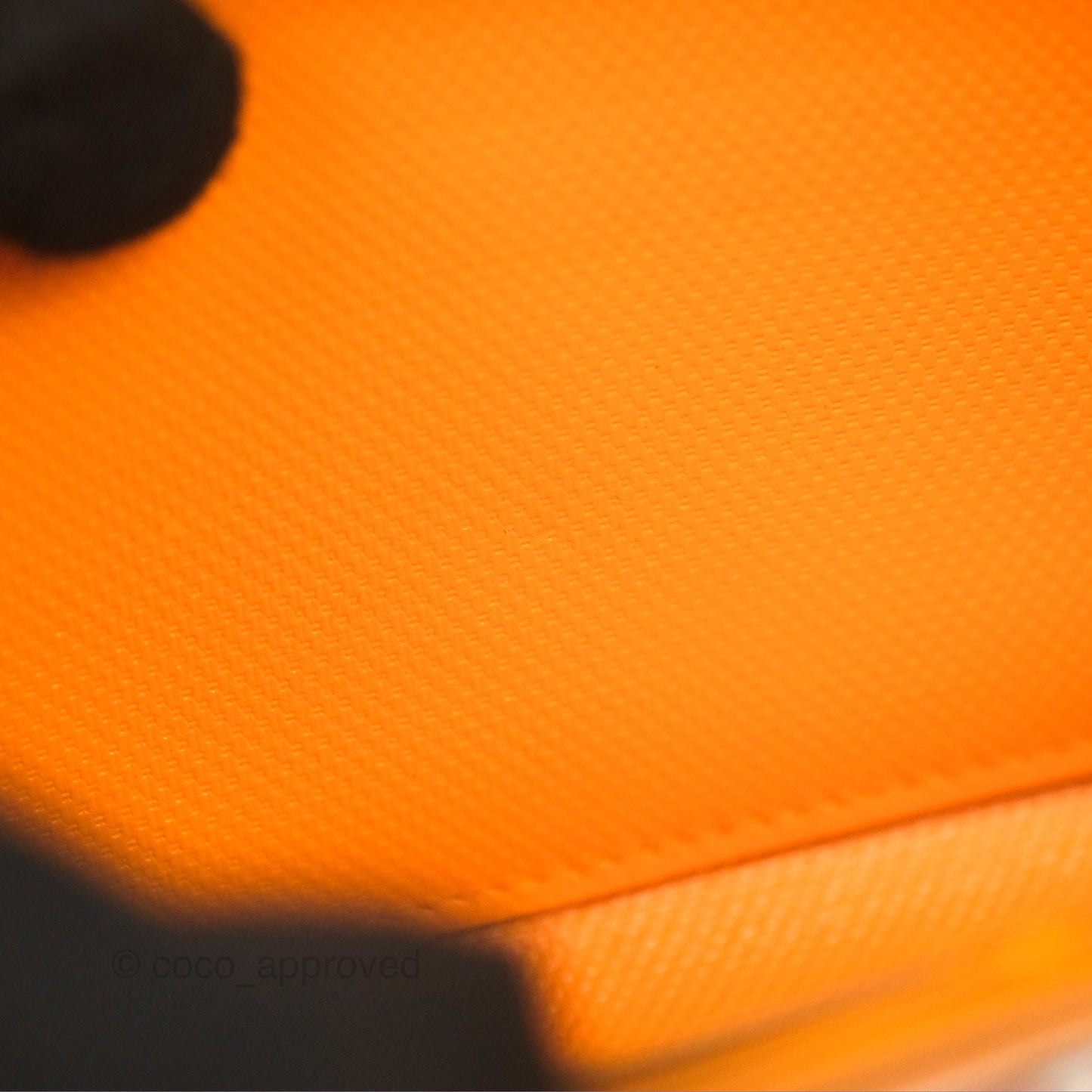 Hermès Kelly Long Wallet Jaune d'or Grain d’H Palladium Hardware