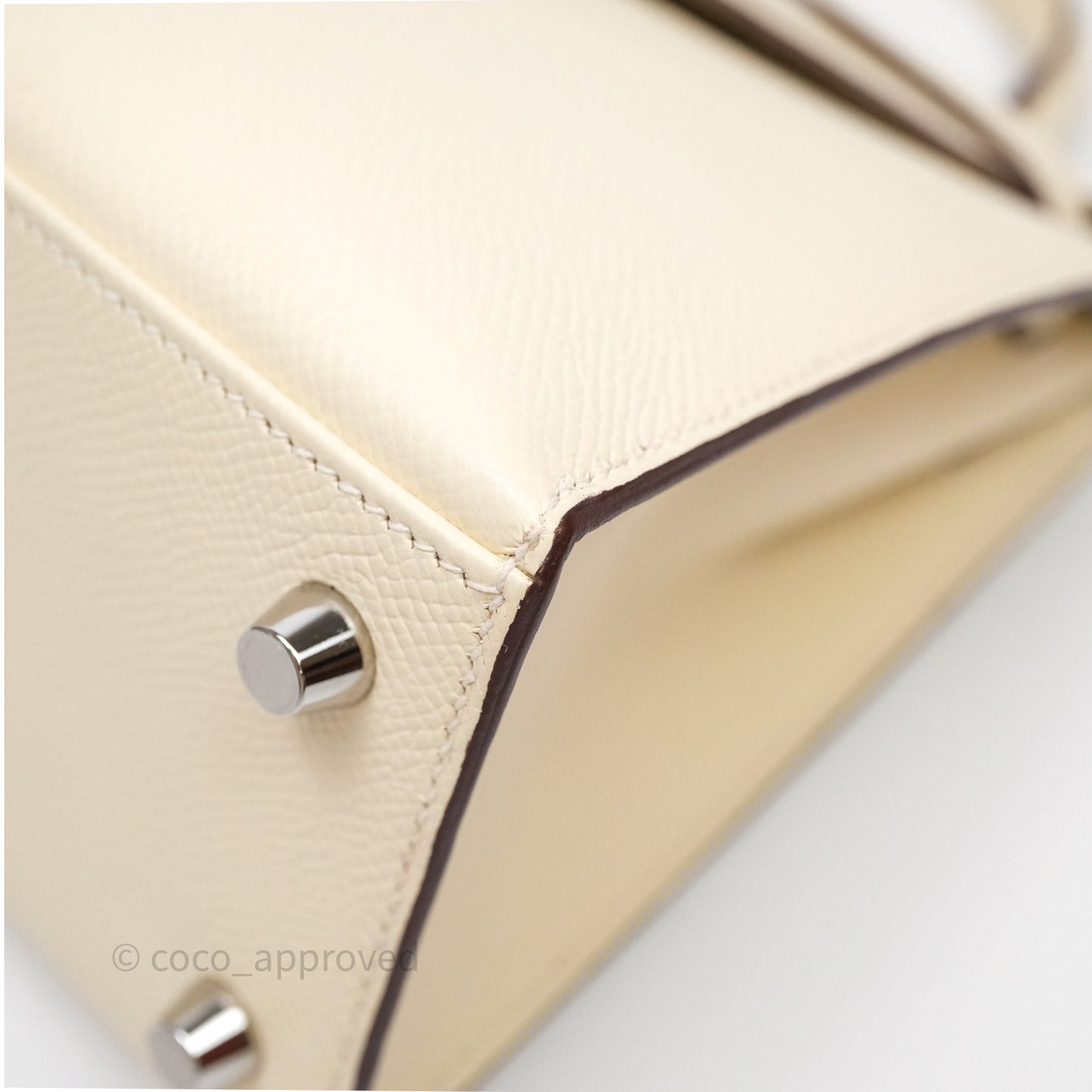 Hermes Kelly 25 Nata I2 Epsom Palladium Hardware