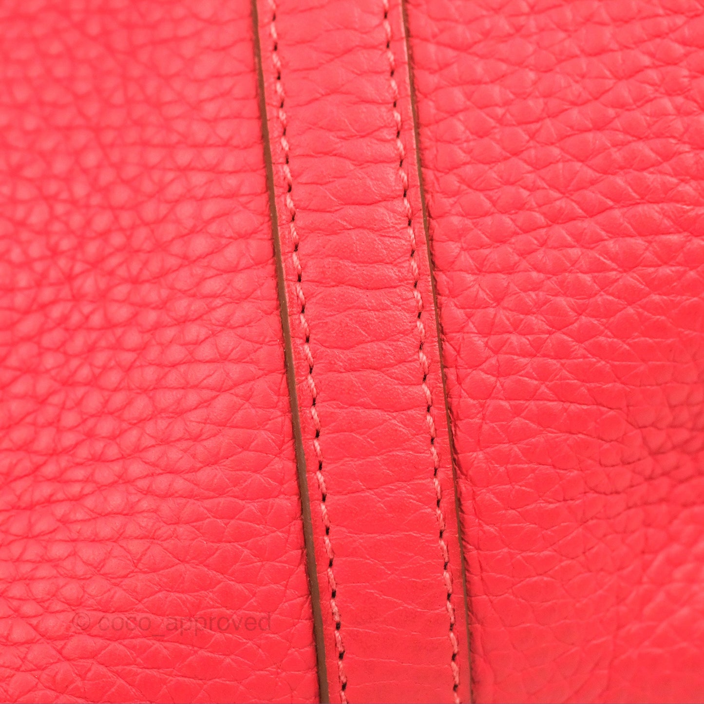 Hermès Picotin 22 Rouge Pivoine Clemence Palladium Hardware