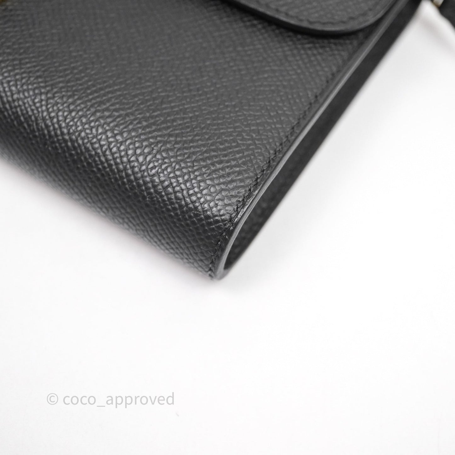Hermès Constance Long To Go Wallet Black Noir 89 Epsom Lizard Gold Hardware