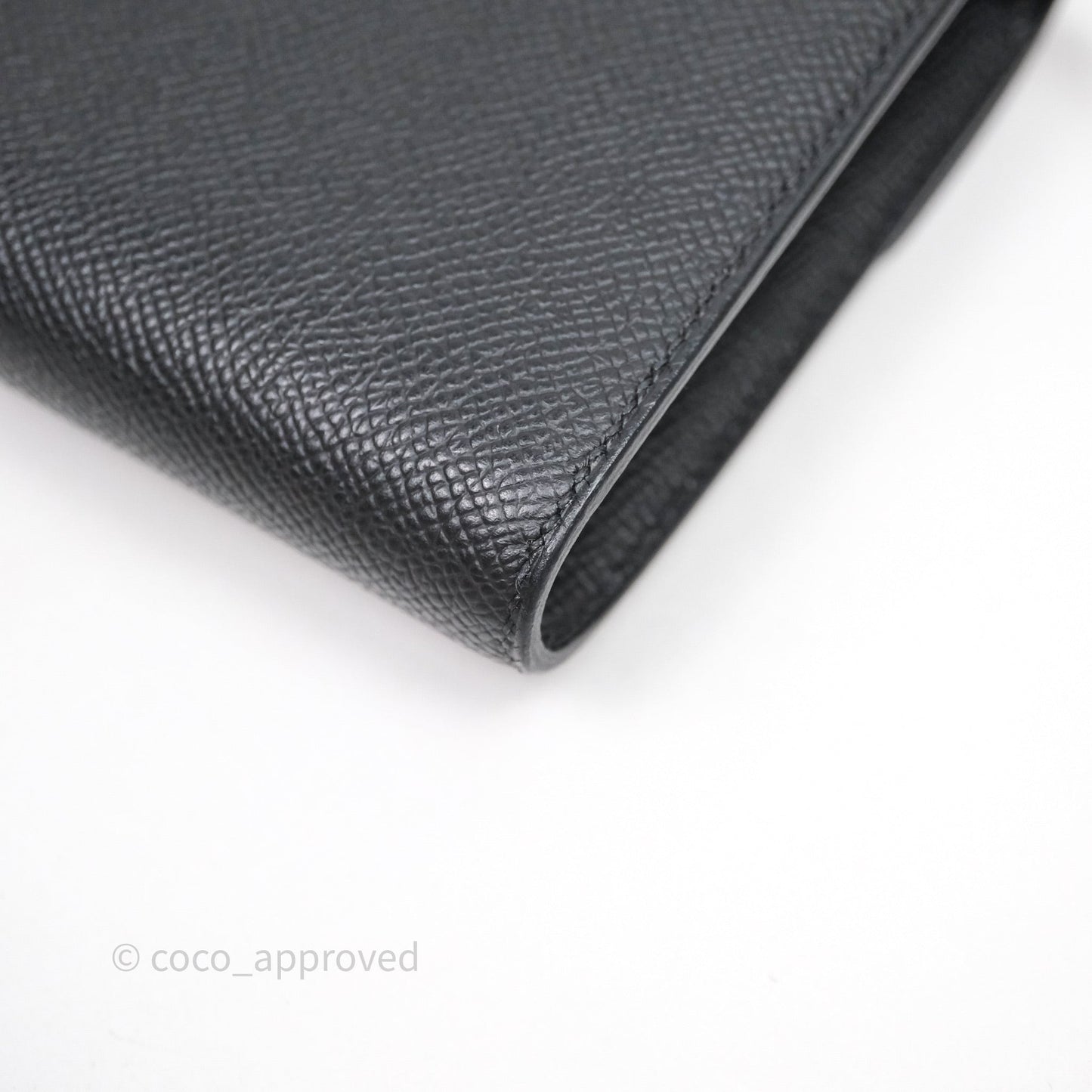 Hermès Constance Long To Go Wallet Black Noir 89 Epsom Lizard Gold Hardware