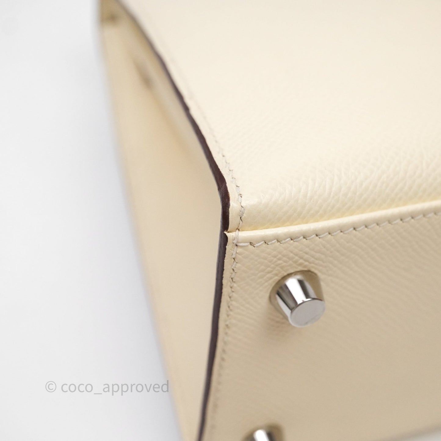Hermes Kelly 25 Nata I2 Epsom Palladium Hardware