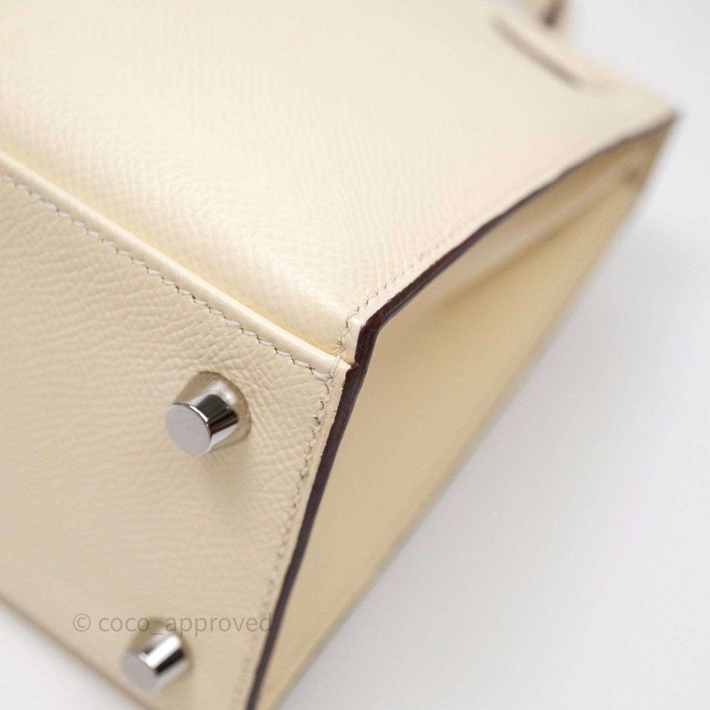 Hermes Kelly 25 Nata I2 Epsom Palladium Hardware