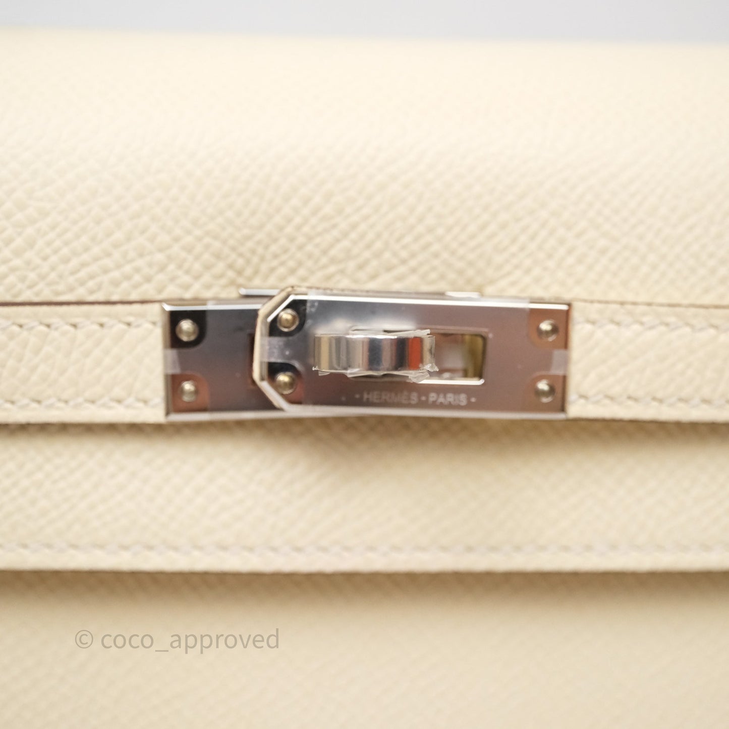 Hermes Kelly 25 Nata I2 Epsom Palladium Hardware